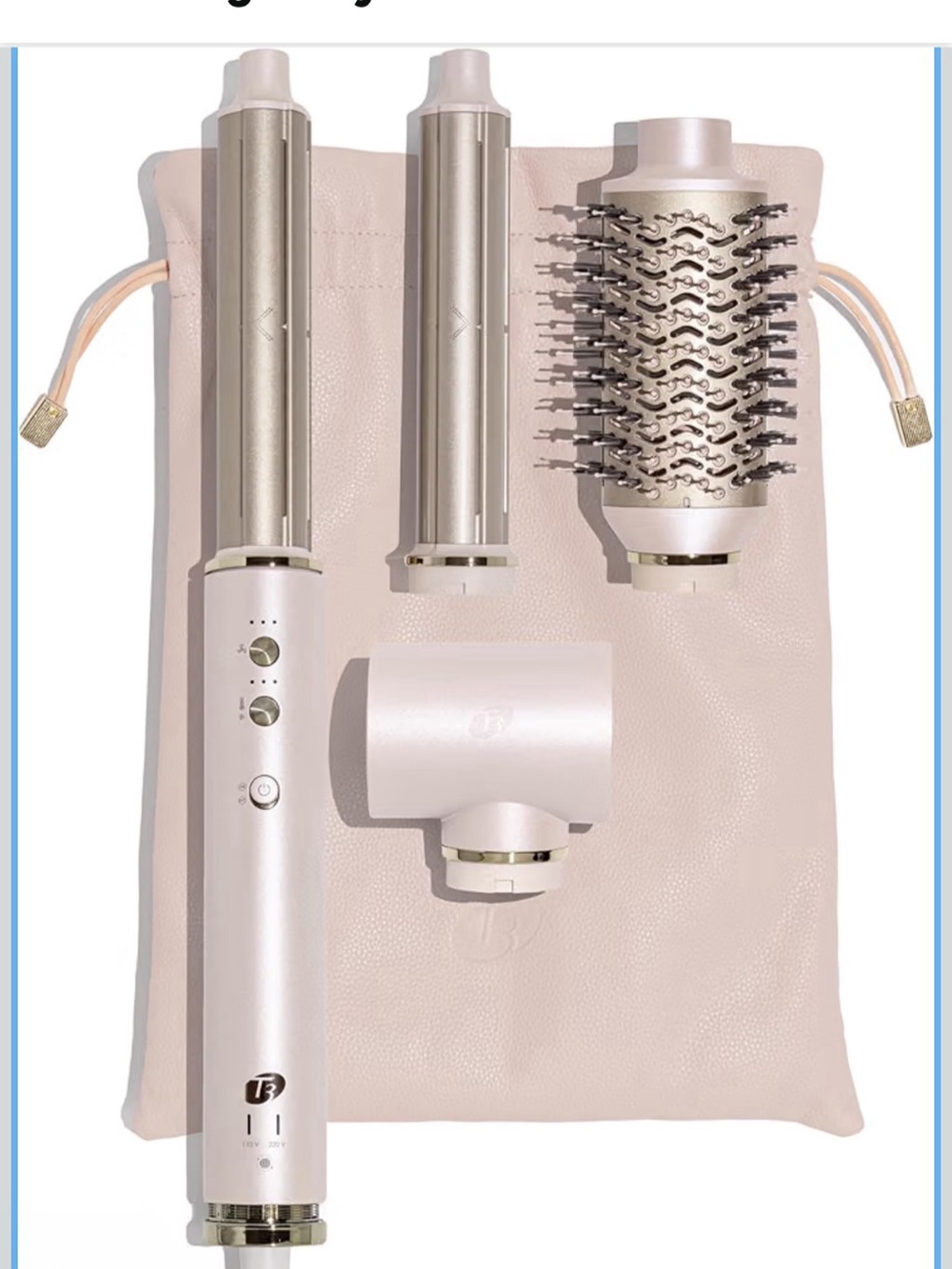 T3 LuxeDry Ionic Hair Dryer Set, Blow Dryer with Diffuser for Curly, Wavy & All - Picture 2 of 13